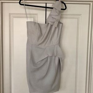 BCBG grey cocktail dress
